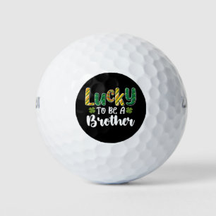 Lucky To Be A Brother Family St Patrick's Day Golf Balls