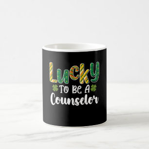 Lucky To Be A Counsellor School St Patrick's Day Coffee Mug