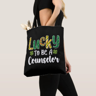 Lucky To Be A Counsellor School St Patrick's Day Tote Bag