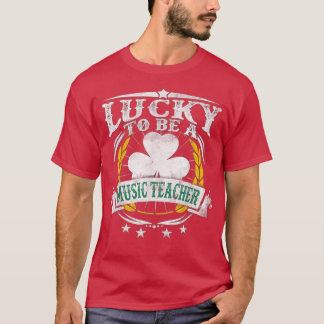 Lucky to be a Music teacher shirt 