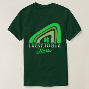 Lucky to be a Nurse St Patrick's Day Nurse T-Shirt