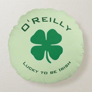 Lucky to be Irish Gift Personalised Pillow