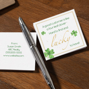 Lucky to Have Customer St. Patrick's Day Card