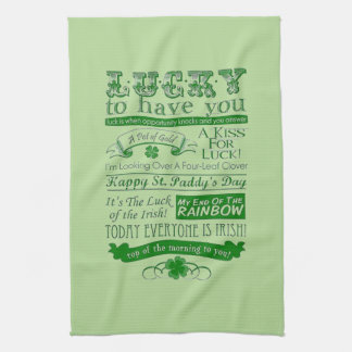 Lucky To Have You Tea Towel