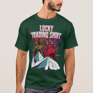 Lucky Trading Forex Tee Stock Market Gift Bull