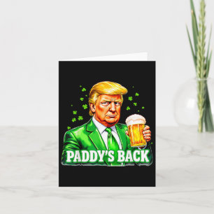 Lucky Trump Beer Shamrock St Patrick's Day Paddys Card