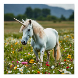 Lucky Unicorn Poster