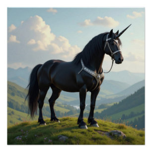 Lucky Unicorn Poster