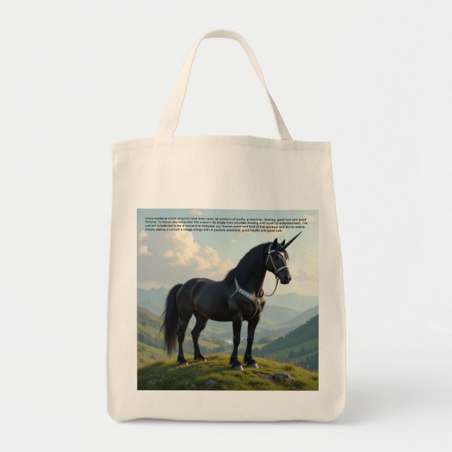 Lucky Unicorn Tote Bag (Front)