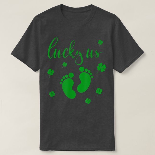 LUCKY US Green St  T-Shirt (Design Front)