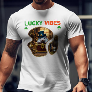 Lucky Vibes - Green Glow Dance Party T-Shirt
