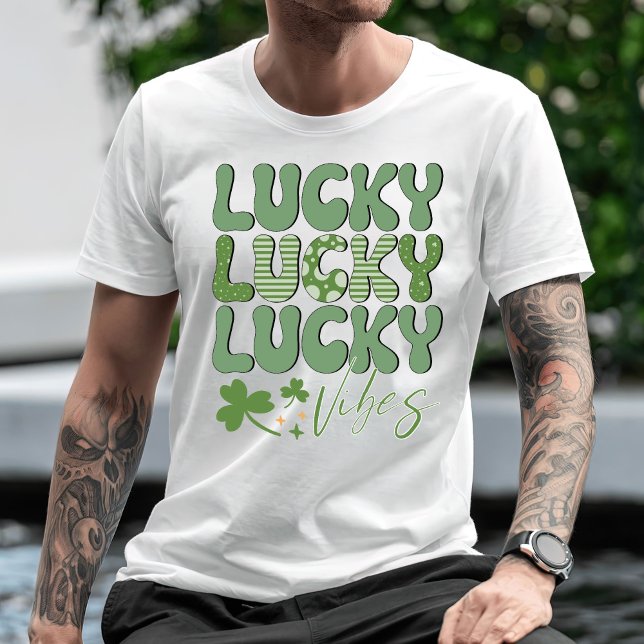 Lucky Vibes T-Shirt, St. Patrick's Day T-Shirt (Creator Uploaded)