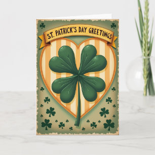 Lucky Vintage St Patricks Day Card