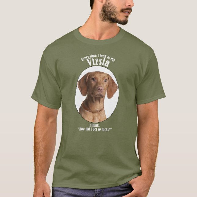 Lucky Vizsla T-Shirt (Front)