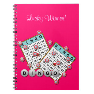 Lucky Winner Bingo Theme Notebook