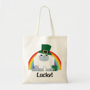 Lucky Yeti Leprechaun Tote Bag