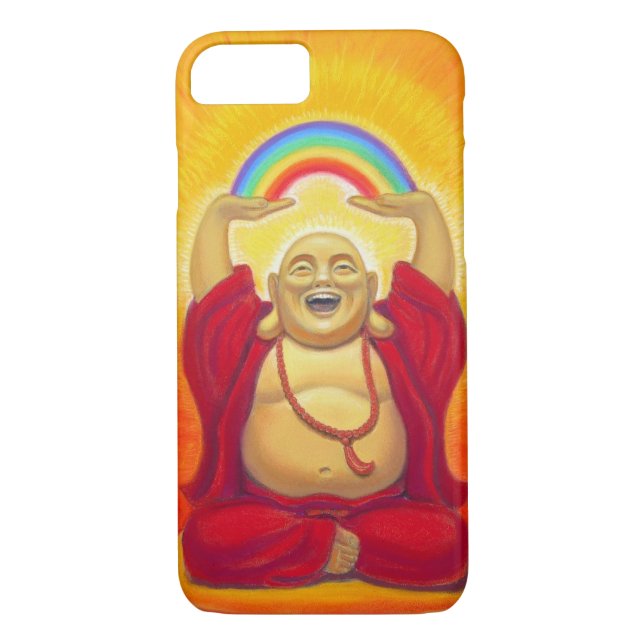 Lucky Zen Laughing Buddha iPhone 7 case (Back)