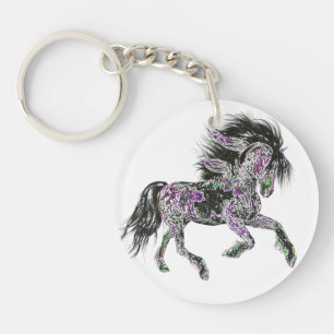 Lucky Zodiac Horse keychain
