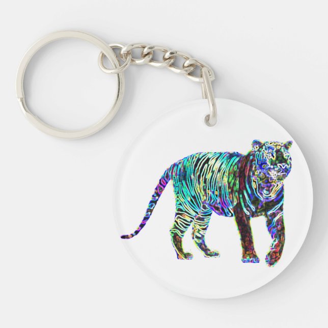 Lucky Zodiac Tiger | keychain (Front)