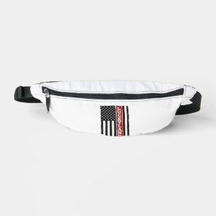 Luckyland Vertical Patriotic Flag Vintage Bum Bags