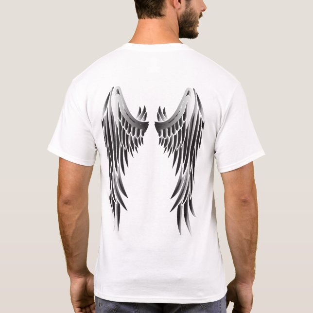 luckyline wing T-Shirt (Back)