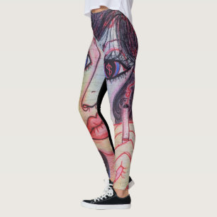 LuckyPen Art Leggings