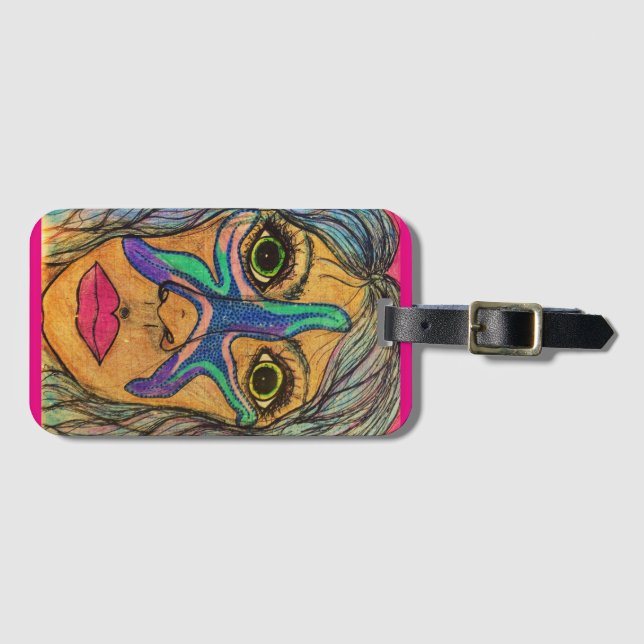 LuckyPen Art Luggage Tag (Front Horizontal)