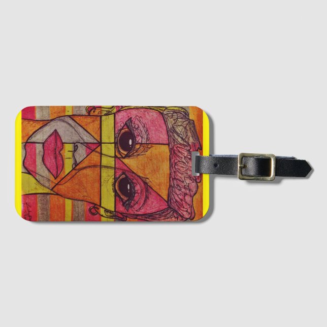 LuckyPen Art Luggage Tag (Front Horizontal)