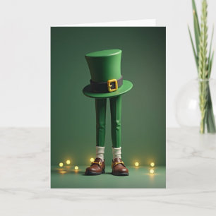 Luckys Green Outfit Art Card