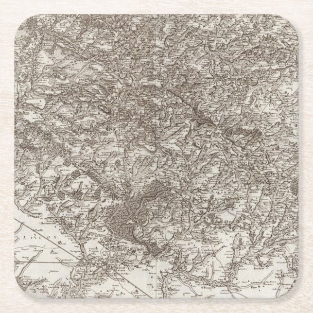 Lucon Square Paper Coaster (Front)