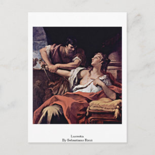 Lucretia By Sebastiano Ricci Postcard