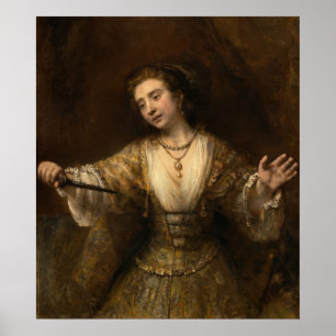 Lucretia - Rembrandt Fine Art Poster