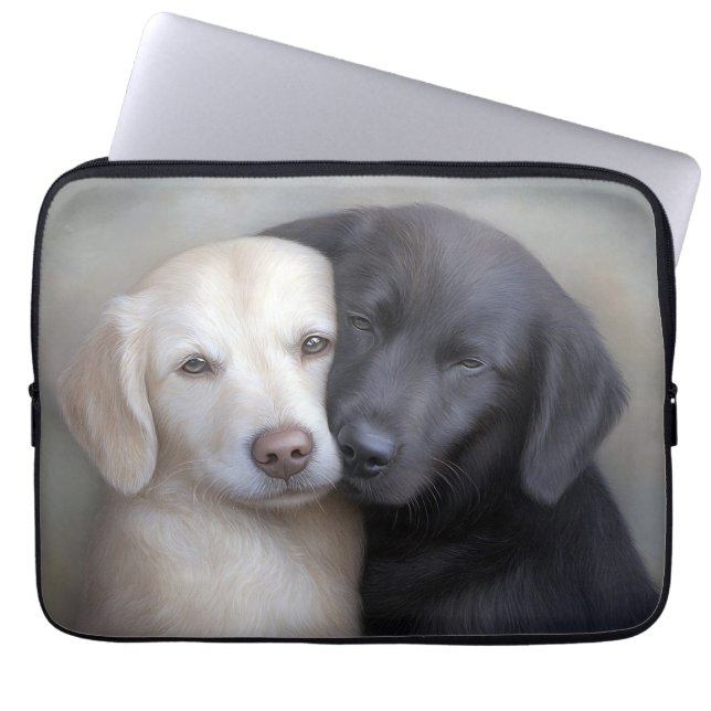 Lucy and Bingo Laptop Sleeve (Front)