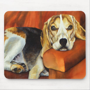 Lucy Beagle Mouse Pad