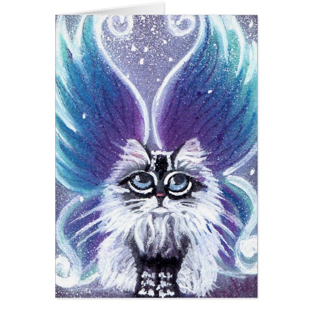 Lucy Fairy Cat Card (Front)