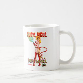 Lucy Hell, Devilgirl for your hottest beverages! Coffee Mug