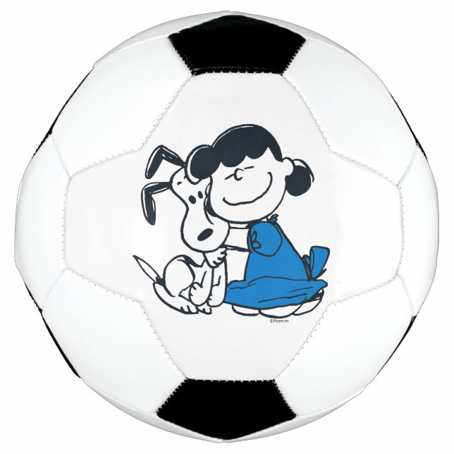 Lucy Hugging Snoopy Football (Front)