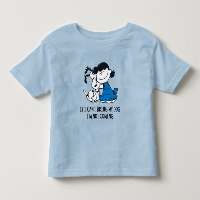 Lucy Hugging Snoopy Toddler T-Shirt (Front)