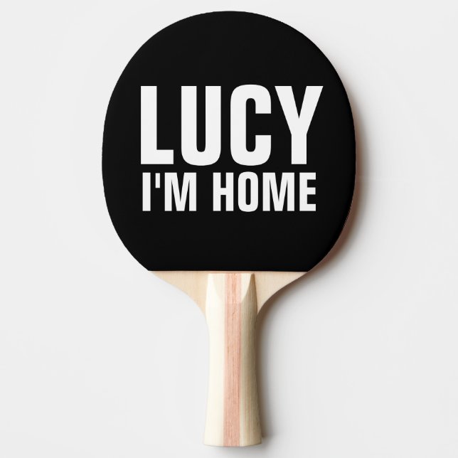 LUCY I'M HOME Funny Novelty Paddles (Front)