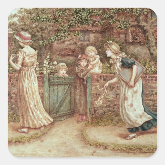 Lucy Locket lost her Pocket Square Sticker (Front)