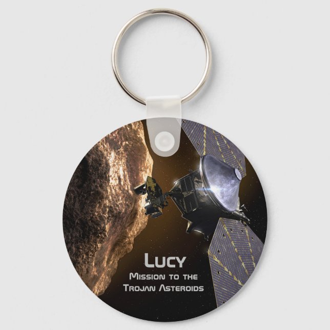 Lucy Mission to Study Trojan Asteroids Key Ring (Front)