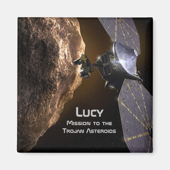 Lucy Mission to Study Trojan Asteroids Magnet (Front)