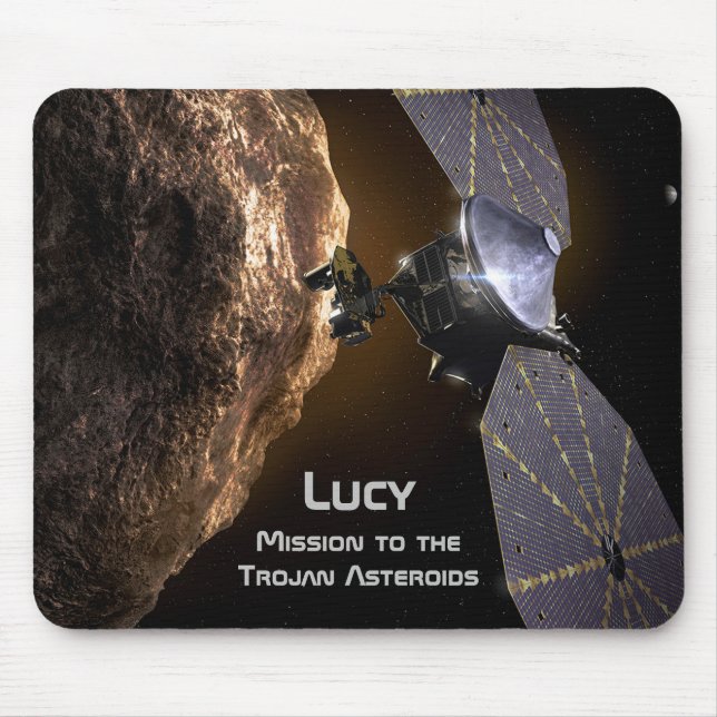 Lucy Mission to Study Trojan Asteroids Mouse Mat (Front)