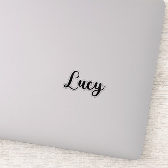 Lucy Name - Handwritten Calligraphy (Detail)