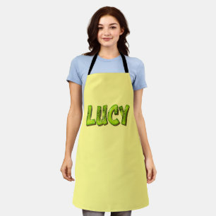 Lucy Name Kiwi Design Kitchen apron