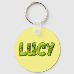 Lucy Name Kiwi Design Schlüsselanhänger Key Ring