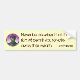 Lucy Parsons Bumper Sticker