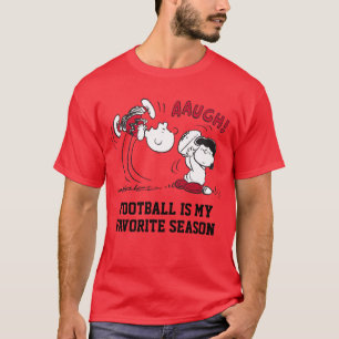 Lucy Pulls Way Football From Charlie Brown T-Shirt