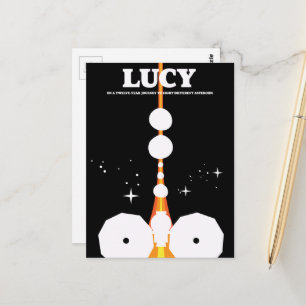 LUCY space mission Postcard