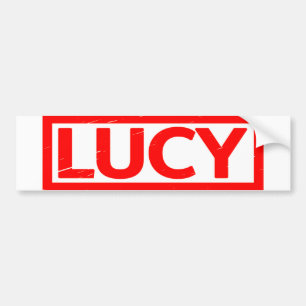 Lucy Stamp Bumper Sticker